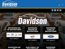 Tablet Screenshot of davidsonautogroup.com